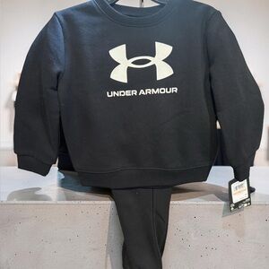 Under Armour Black Logo Sweatshirt and Pants